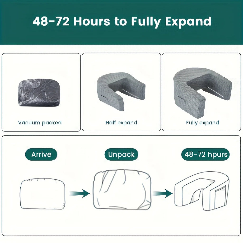 Oreiller de Lecture Extra Large à Mémoire de Forme